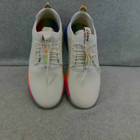 Clove Nurse Shoes Rainbow Nursing Sneakers Womens Size 8.5 Mens7 Fluid Resistant - Picture 11 of 11